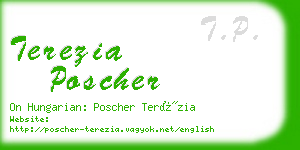 terezia poscher business card